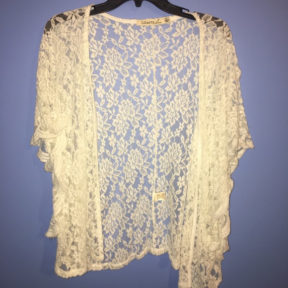 Liberty Love Sweaters - size small lace cardigan